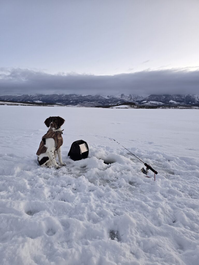 Outdoor enthusiast and mortgage expert enjoying ice fishing and running.